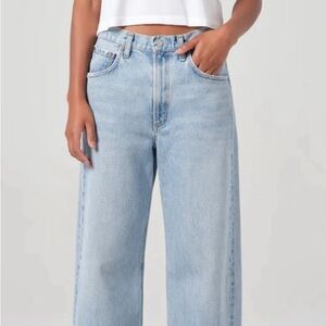 Agolde Light Blue Flare & Wide Leg Jeans